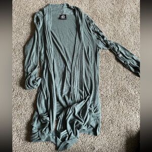 Women’s green cardigan